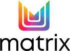 Matrix-2021-Logo-Vertical-Rainbow-Icon-Black-Text-Outlined